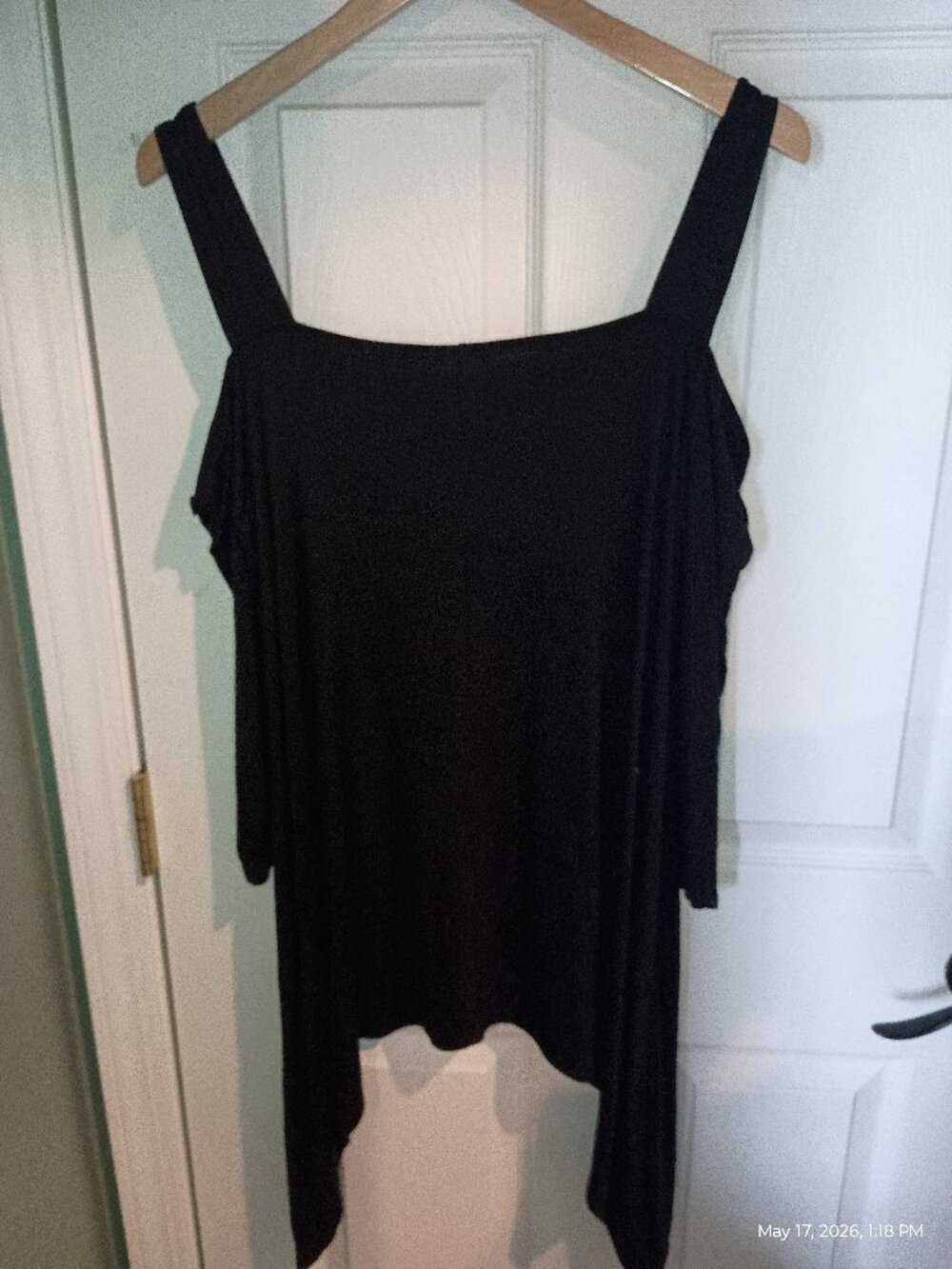 Isaac Liev Cold Shoulder Half Sleeve Blouse XL